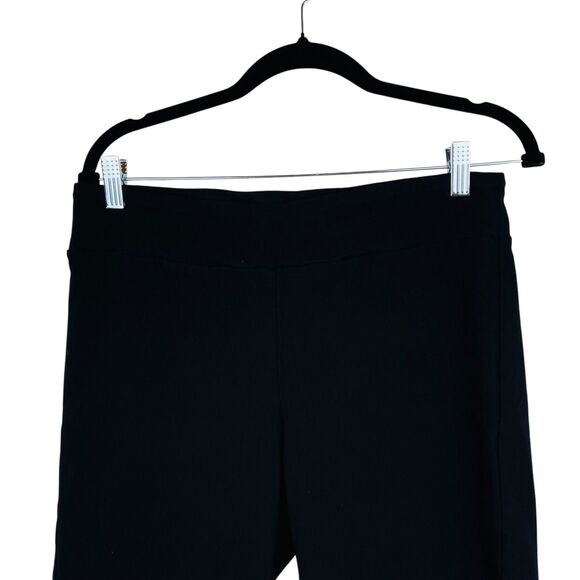 J McLaughlin Shorts Womens 12 Black Stretch Pull On Bermuda Pocket Casual Summer - Picture 2 of 9